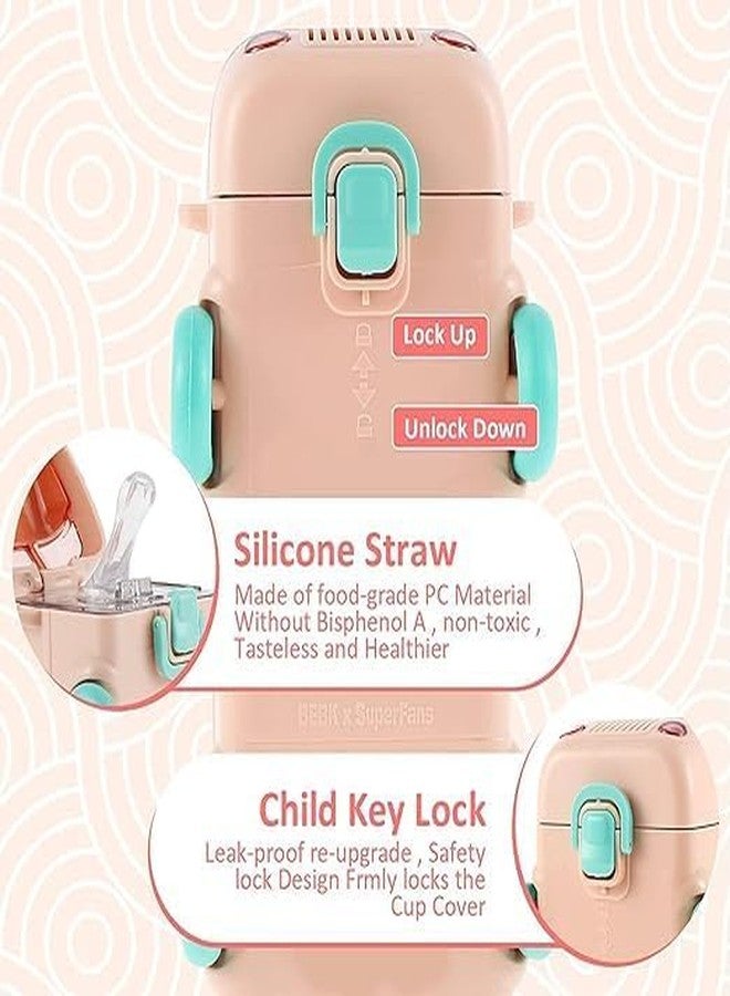AESTROKE Cartoon Car Straw Water Cup,Portable Detachable Bus Water Bottle - Image 4